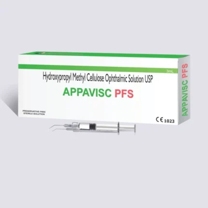 Appavisc PFS-Hidroxipropilmetilcelulosa (HPMC) al 2% en ampolla de 3 ml-material medico oftalmologico