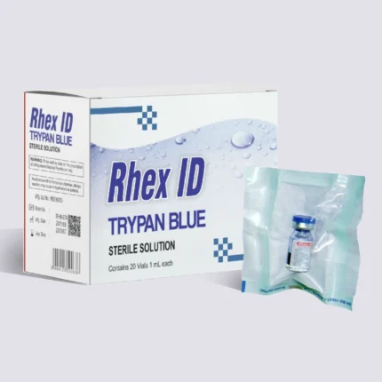 Rhex ID-Azul de tripán solución de Trypan Blue 8.0mg 1ml-material medico oftalmologico
