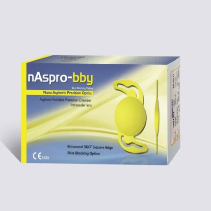 Lente intraocular LIO Plegable Hidrofilico Monofocal -Naspro-bby-material medico oftalmologico