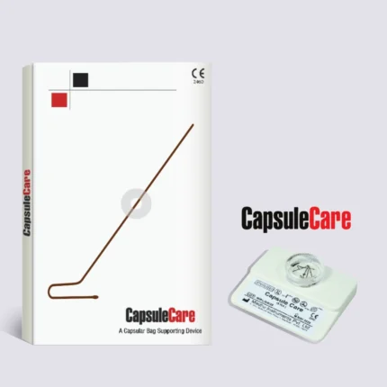 Retractor capsular -material medico oftalmologico